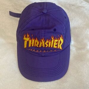 Thrasher Purple an Orange Hat